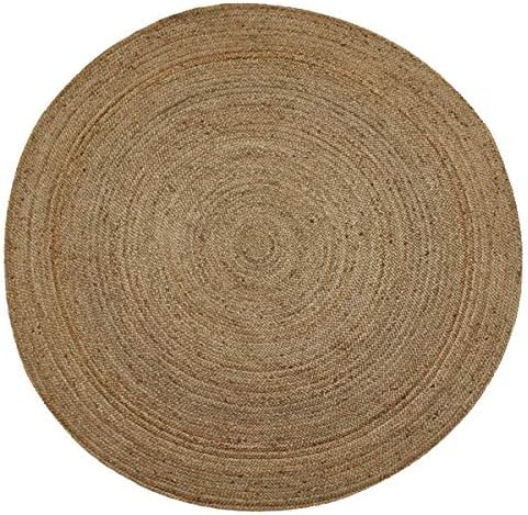 Leisure Traders Natural Round Jute Rug - Available in 2 Sizes (150x150cm)