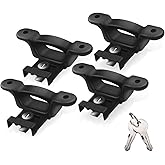 BIHEE Truck Bed Tie Downs Anchor 4 Pack Boxlink Bed Cleats Compatible with F150 2015-2023/F250-F550 Super Duty 2017-2023 Replacement for FL3Z-99000A64-B, FL3Z-9928408-AB