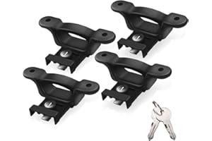 BIHEE Truck Bed Tie Downs Anchor 4 Pack Boxlink Bed Cleats Compatible with F150 2015-2025/F250-F550 Super Duty 2017-2025 Replacement for FL3Z-99000A64-B, FL3Z-9928408-AB