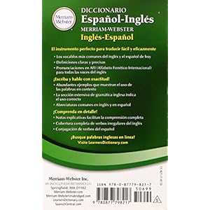 Diccionario Espanol-Ingles Merriam-Webster, New Edition, 2016 copyright (Spanish and English Edition)