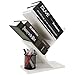 Raumeyun Shelf Tree Shape Bookcase Desktop Bookshelf,Display Storage Rack for CDs & Books Easy Assembly,E1 Class High Density Fiberboard … (White)