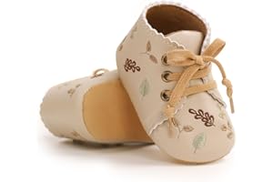 Myleleya Baby Boys Girls Shoes Booties Sneakers Dress Shoe Non-Slip Toddler First Walkers Newborn Crib Shoes