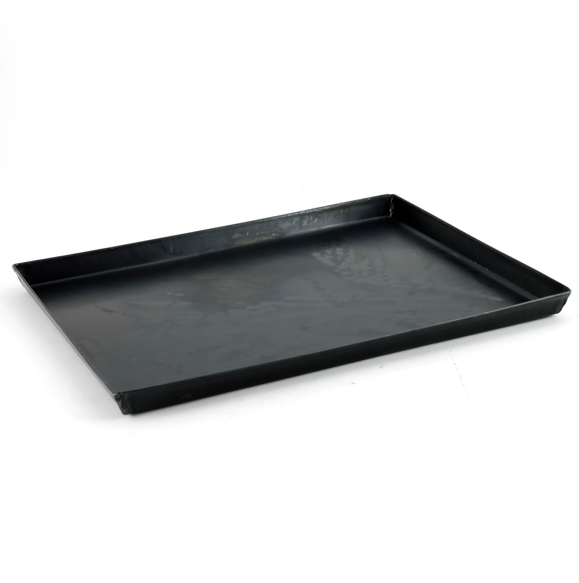 Pentole Agnelli Pastry & Pizza Line Steel Rectangular Baking Pan, Dimension 45 x 35 x 3 Cm.