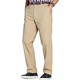 Pegasus Men's Cotton Chino Pants with Stretch Waistband Versatile, Comfortable & Stylish Smart Casual Pants Sand