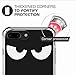for iPhone 7 Plus Case/iPhone 8 Plus Case, MoKo Shockproof Clear Slim Rigid Protective Cool Pattern Case Anti-Scratch Hard Back Cover for Apple iPhone 7 Plus / 8 Plus - Don't Touch Me