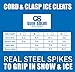 Quik Solve Snow Ice Traction Shoe Boot Cleats - Walking Grip Spikes Large