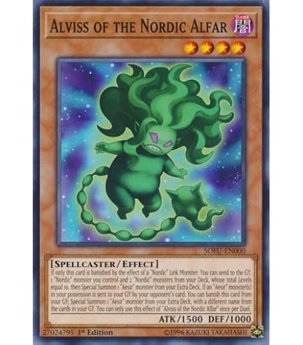 Amazon.com: Yu-Gi-Oh! - Mara of The Nordic Alfar - LEHD-ENB08 - Common -  1st Edition - Legendary Hero Decks