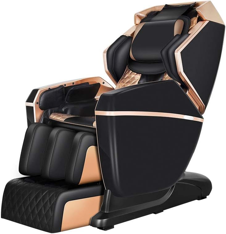WSN Zero Gravity Massage Chair, Full Body Air Massage 3-Row-Footroller Roller Massage from Neck to Hip Yoga Stretching Function w/Bluetooth Heating