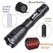 Tactical Portable LED Flashlight 1000 Lumens with 5 Modes (Metal-Black)