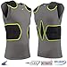 Champro Tri-Flex adult mens Padded Compression Football Shirts FJU6a TRI-FLEX COMPRESSION SHIRT WITH CUSHION SYSTEM