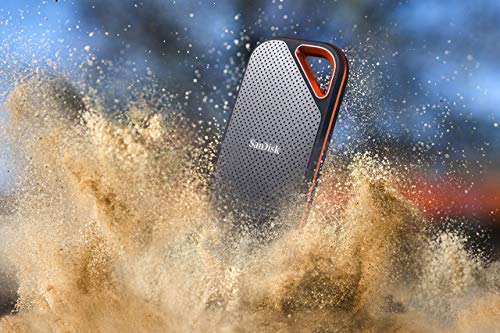 SanDisk Extreme Pro Portable SSD externe SSD 1 TB (externe Festplatte mit SSD Technologie 2,5 Zoll, 1.050 MB/s Lesen, NVMe SSD, IP55) grau – Bild 7