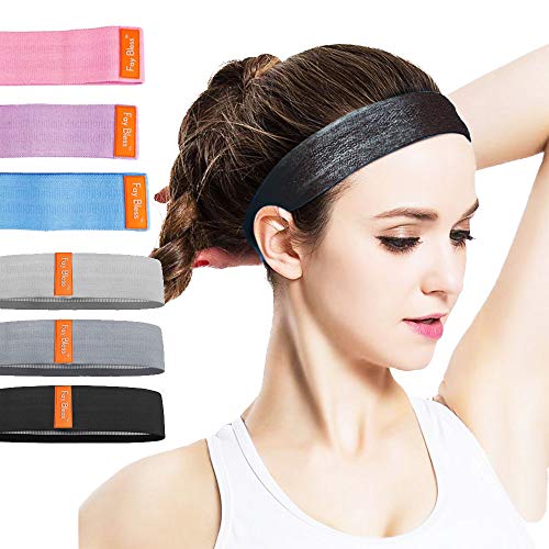 Fay Bless Resistance Bands Exercise Bands for Legs Butt Glute Training Fit Loop Booty Band for Men and Women - Set of 4 (Blue,Pink,Purple)