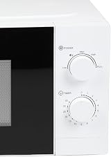 EMtronics 20L 700W Manual Microwave, 5 Power Levels, Timer & Light - White view 7