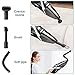 WELIKERA 12V 100W Cordless Handheld Vacuum with Stainless Steel Filter(Black)