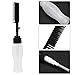 Hair Dye Bottle Comb Salon Applicator for Hair Coloring, Highlighting, Balayage, Microbraiding & More Black