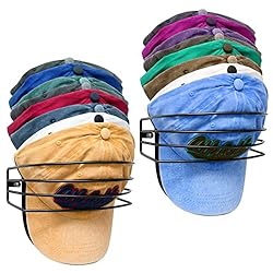 Fikoksol Hat Rack for Wall and Door, [2-Pack] Metal