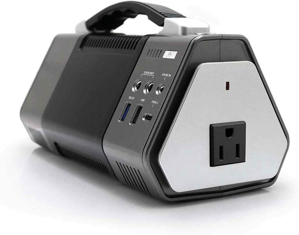 LiRongPing Emergency Power supply Portable Power Station T102 Portable Power Station, 155wh Solar Generator Mah 42000 Emergency Backup Battery Camping Power Supply (Voltage : 220V)