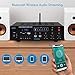 Wireless Bluetooth Karaoke Amplifier – 300 Watts 2 Channel  Digital Home Audio PA Receiver System 2 Microphone Input Control, FM Radio, USB,12 Volt Power Option – Pyle PFA600BUthumb 3
