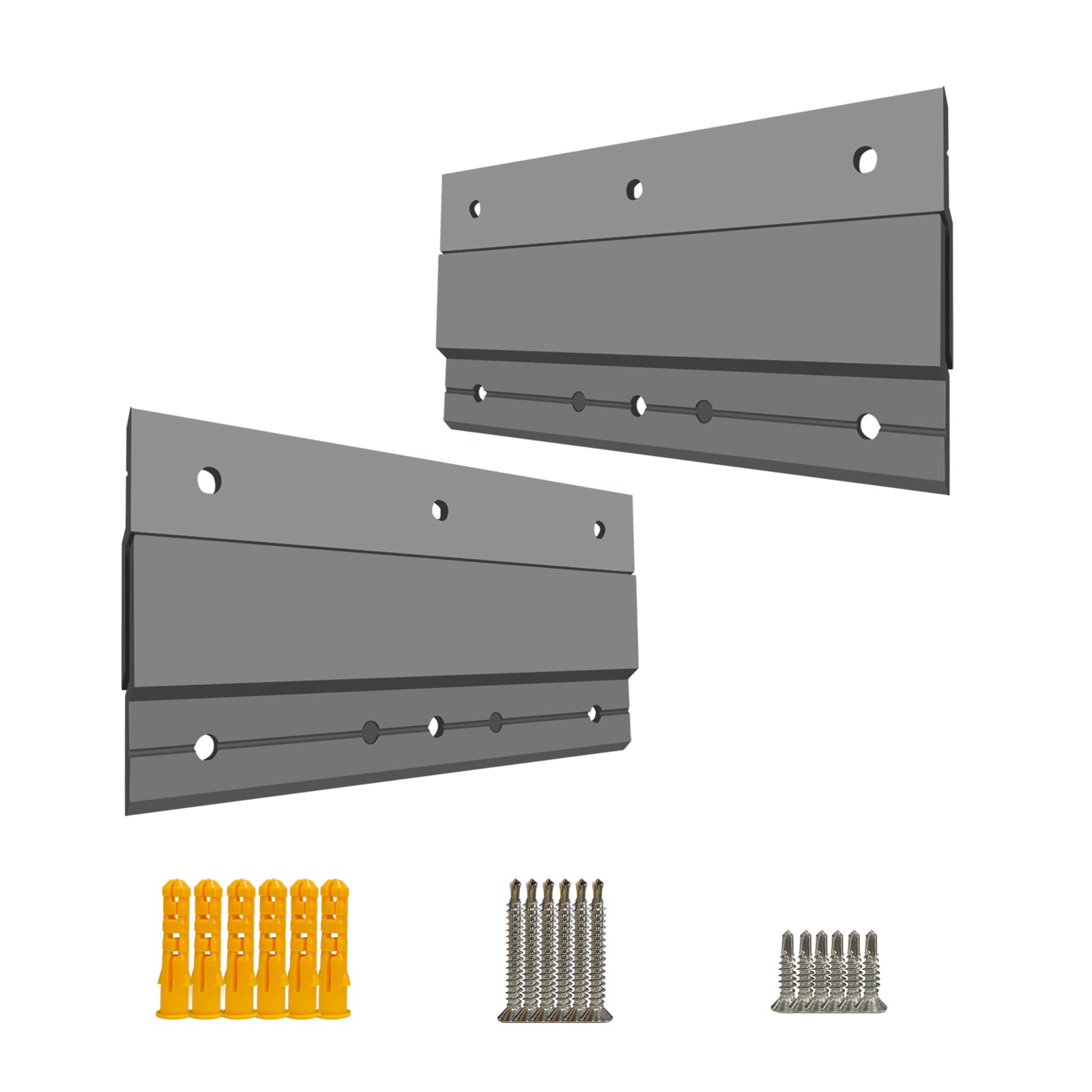 2 Inch 8 Pairs Picture Frame Hangers French Studs Hidden Brackets Hidden Brackets Wall Shelves for Hanging Pictures and Paintings (6-2)