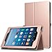 MoKo Case for All-New Amazon Fire HD 8 Tablet (7th Generation, 2017 Release Only) - Slim Folding Stand Cover for Fire HD 8, Rose Gold (with Auto Wake / Sleep)