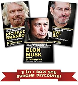 Grow Rich Mindset: 3 in 1 Box set - Elon Musk, Steve Jobs, Richard Branson: Secrets to Success in Life & Business of Billionaire by [Facts, Entrepreneurship, Dagen, David]