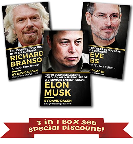 Grow Rich Mindset: 3 in 1 Box set - Elon Musk, Steve Jobs, Richard Branson: Secrets to Success in Life & Business of Billionaire