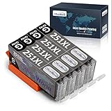 OfficeWorld Compatible 250 251 Gray Ink Cartridge Replacement for Canon 251XL CLI-251 GY Gray, Compatible with Canon MG6320 MG7120 MG7520 IP8720 Printer