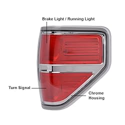 PIT66 Tail Lights, Compatible with 09-14 Ford F150