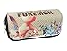 Dengguoli Pokemon Pikachu Pencil Case Box Holder Bag with Zipper, Pikachu and Friends