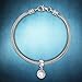 ANGEMIEL 925 Sterling Silver Charms with God All Things are Possible Fit European Snake Chain Bracelets