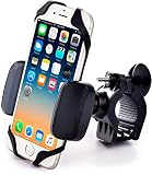 Metal Bike & Motorcycle Phone Mount - for Any Smartphone (iPhone 11 Pro, Xr, Xs Max, S20). Unbreakable Handlebar Cell Phone Holder for Bike & Bicycle