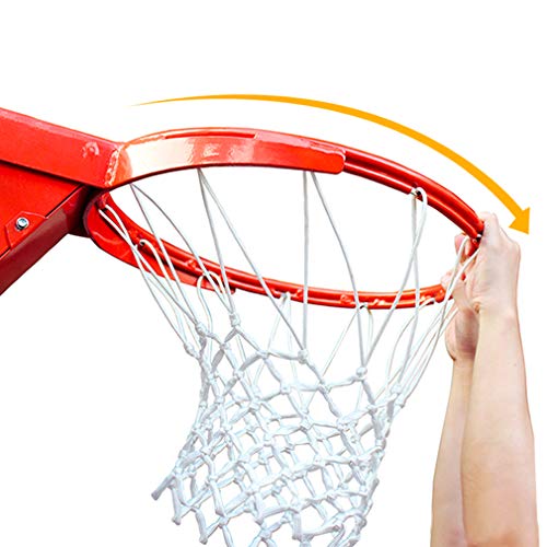 ProSlam Professional 180º Heavy Duty Breakaway Basketball Rim,18 inch Single Spring Flex Rim Goal Replacement fit Indoor and Outdoor Backboard (1-Spring)
