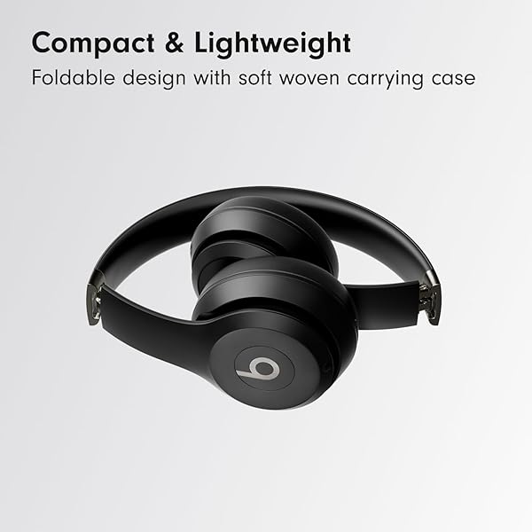 BEATS SOLO 4 – WIRELESS BLUETOOTH ON-EAR HEADPHONES, APPLE & ANDROID COMPATIBLE, UP TO 50 HOURS OF BATTERY LIFE – MATTE BLACK (RENEWED PREMIUM)