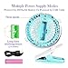 TOMOTO Mini Battery Operated Clip Fan,Sall Portable Fan Powered by Rechargeable Battery or USB Desk Personal Fan for Baby Stroller Car Gym Workout Camping,Green (green)