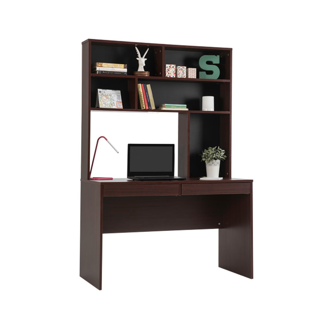 Durian Hamptons Office Table (Matte Finish, Rosewood) Amazon.in Home