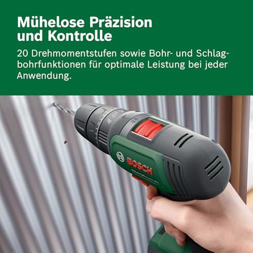 Home and Garden Bosch Akku Schlagbohrschrauber UniversalImpact 18 V (1 Akku, 18 Volt System, im Koffer)