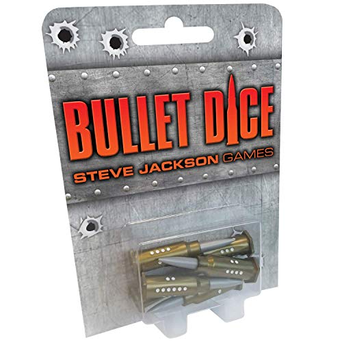 Bullet Dice | 6 Pcs | Custom Molded | Six-Sided | Pearlized Dice ...