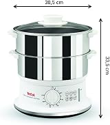 Tefal VC1451 Steam Cooker 2 Stainless Steel Baskets 6 L 900 W 24 cm view 6