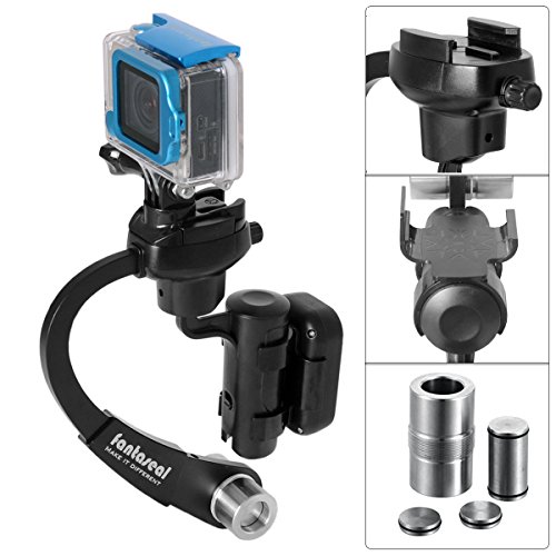 3-Axis Inertia Gyro Stabilizer w/Remote Control Holder Clip Grip