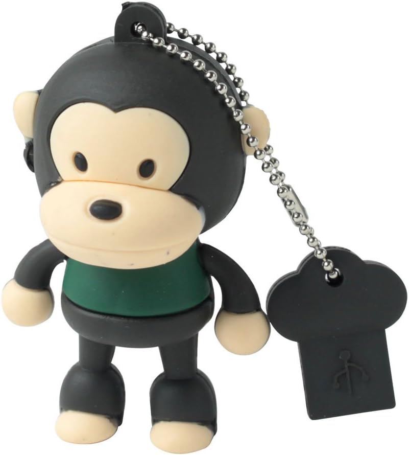 BLACK super cute monkey USB flash drive 4GB