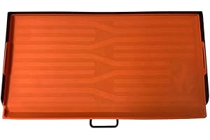 ZBXFCSH Silicone Griddle Mat Cover compatible with Camp Chef 2 Burners Fry Griddle Accessory- 32 Inch All-Encompassing Coverage Heavy Duty Food Grade Grill Buddy, All Season Grill Surface Protective