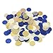 Mybbshower Navy Gold Paper Circle Wedding Confetti for Bridal Shower Engagement Decoration Table Scatter Pack of 2800