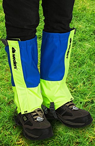 image for Wealers Heavy Duty Protective Waterproof Gaiters - Boot Covers with Ad