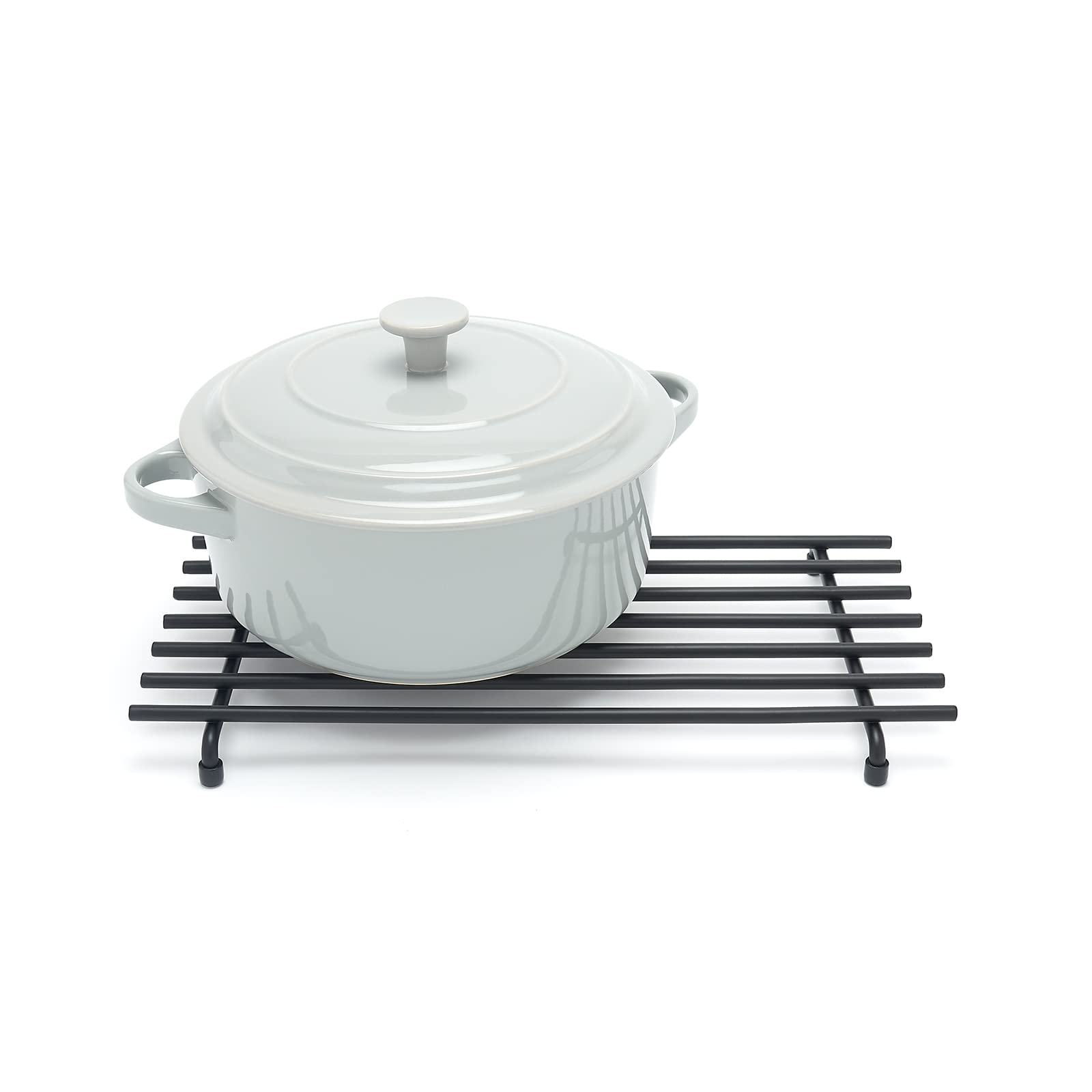 simplywire – Trivet – Heat Resistant – Kitchen Worktop Protector – Large - Black