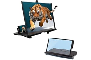 COLODAY 2026 New Portable Mobile Phone Screen Magnifier, Upgrade Foldable Mobile Phone Holder with Screen Amplifier, 3D HD Magnifying Projector Screen for Movies Videos Gaming (1)