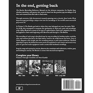 Alternative view of The Beatles Recording Reference Manual: Volume 5: Let It Be through Abbey Road (1969 - 1970)