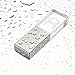 ONCHOICE USB Flash Drive 16GB Multicolor USB 2.0 Memory Stick LED Multicolor Waterproof Thumb Drive Crystal Transparent