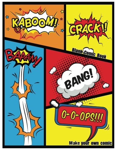Blank Comic Book : Make Your Own Comic: Comics journal : Create your own comic, The comics journal 1 by Make your own comic