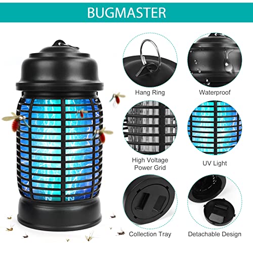Bug Zapper Outdoor Electric, 20W Mosquito Zapper Outdoor, 4200V Fly