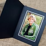 Tap Photo Frame, Buckeye 8x10 Black/Silver Folder (25 Pack) on recycled paper